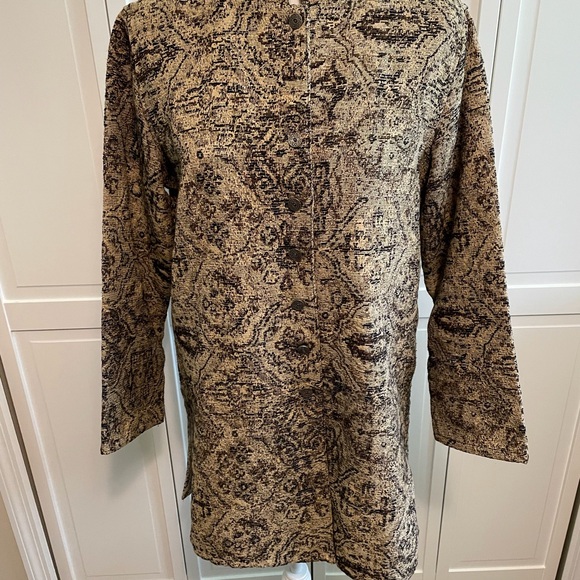 Chico’s Long Tapestry Jacket - Picture 4 of 10